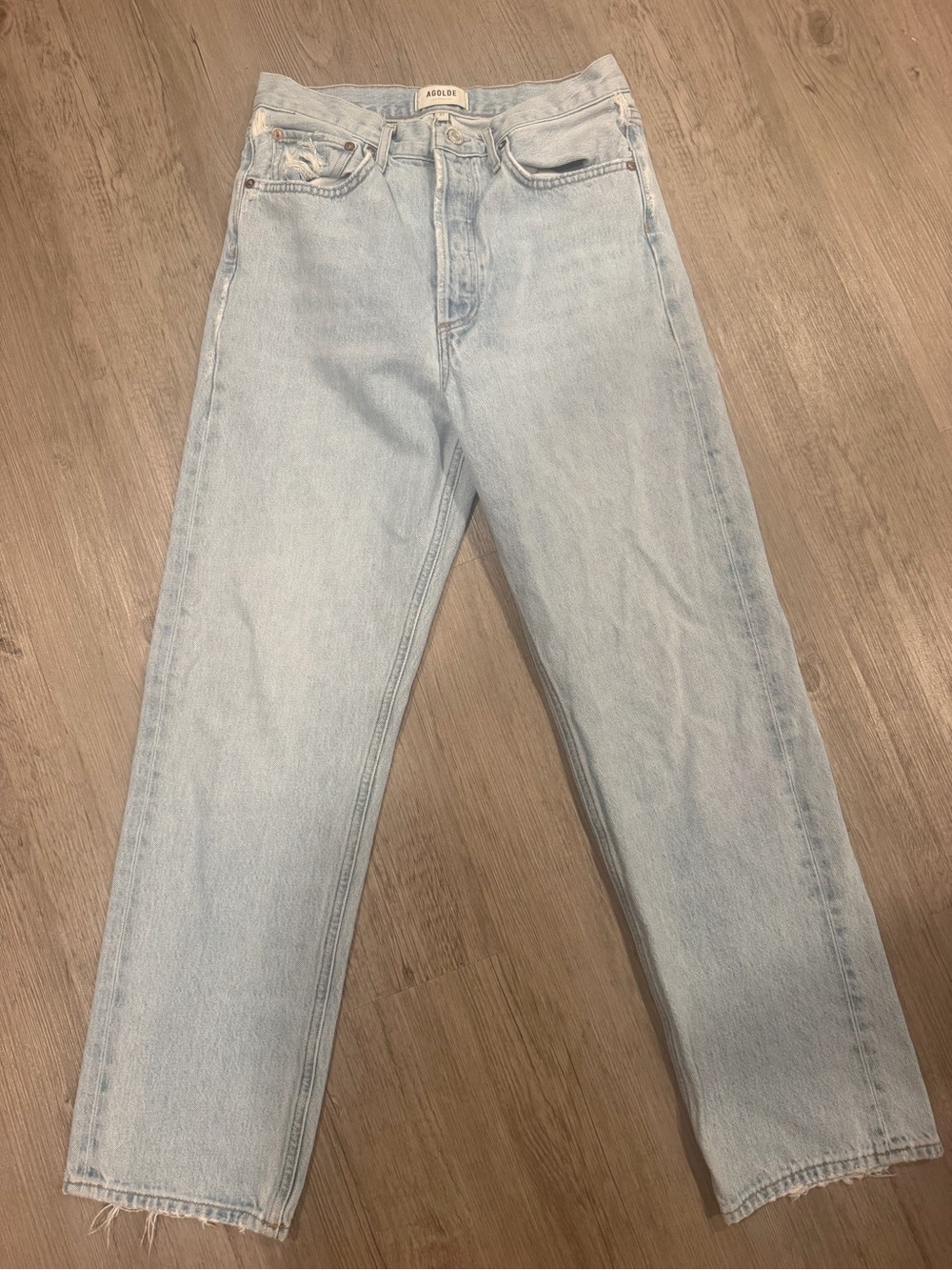 AGOLDE Light Wash Relaxed Men's Jeans